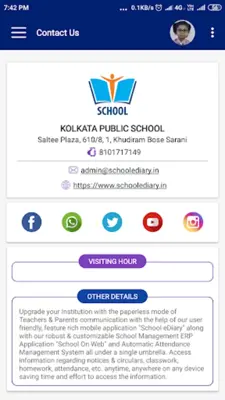 School eDiary android App screenshot 1